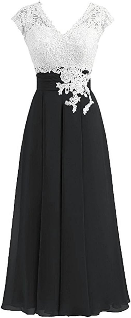 Libaosha Women's Lace Top Button Mother Of The Bride Dress With Cap