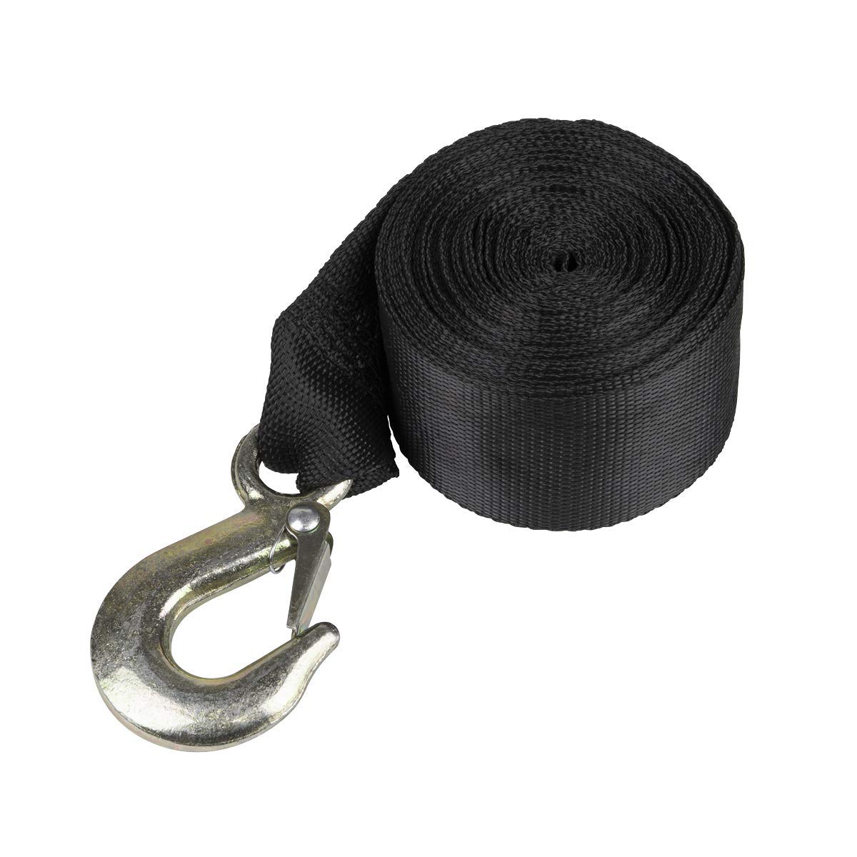 Sealey Trailer Winch Strap 50mm x 10M 1350kg Breaking Strength with Forged Hook - GWES20