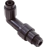Pentair R172061 Combination Check Valve and Elbow Replacement Rainbow Automatic Chlorine/Bromine Pool and Spa Feeder