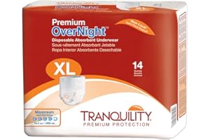 Tranquility Premium OverNight Disposable Absorbent Underwear XL by case