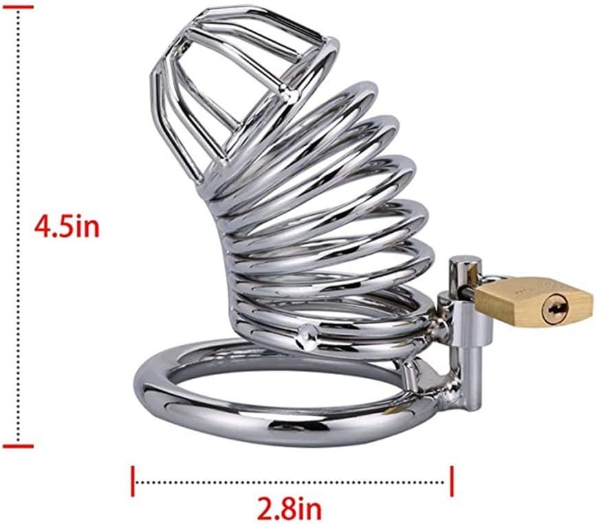 rgfhtyrgyh Men's Metal Lock Body Cosplay Equipment Control Cage The Gift - Image 3