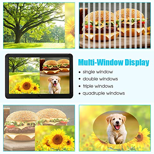 toberto Digital Photo Frame with 1920x1080 IPS Screen with 32G SD Card, Digital Picture Frame Support Adjustable Brightness Photo Deletion 1080P Video Music Slideshow Remote 16:9 Widescreen S (8 inch)