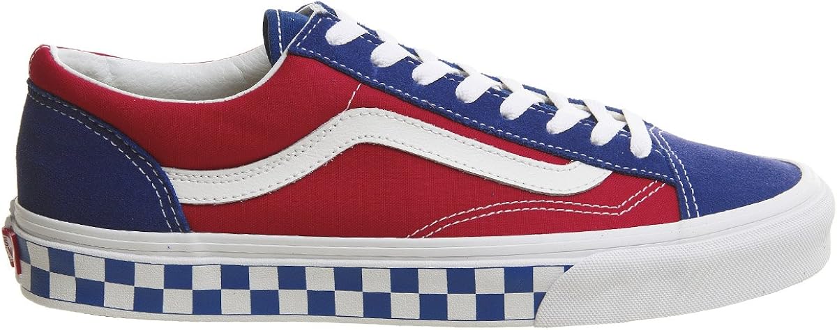 vans old skool blue and red