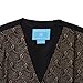 Epoint EGC1B08A-L Brown Black Paisley Comfort Groomsmen Waistcoat Woven Microfiber Contemporary Vest Large Vest