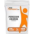 BulkSupplements.com Potassium Chloride Powder - Salt Substitute, Potassium Salt - Gluten Free, 200mg per Serving, 5kg (11 lbs) (Pack of 5)