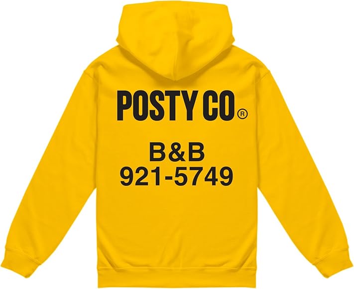 posty co yellow hoodie