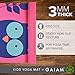 Gaiam Kids Yoga Mat Exercise Mat, Yoga for Kids with Fun Prints – Playtime for Babies, Active & Calm Toddlers and Young Children, Owl, 3mmthumb 2