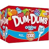 Dum Dums Original Mix 2,300 Count Box- All-Time Classic Flavors - Bulk Candy, Lollipops Individually Wrapped, Mix Variety Pack - Halloween Candy Bulk for Trick-or-Treating