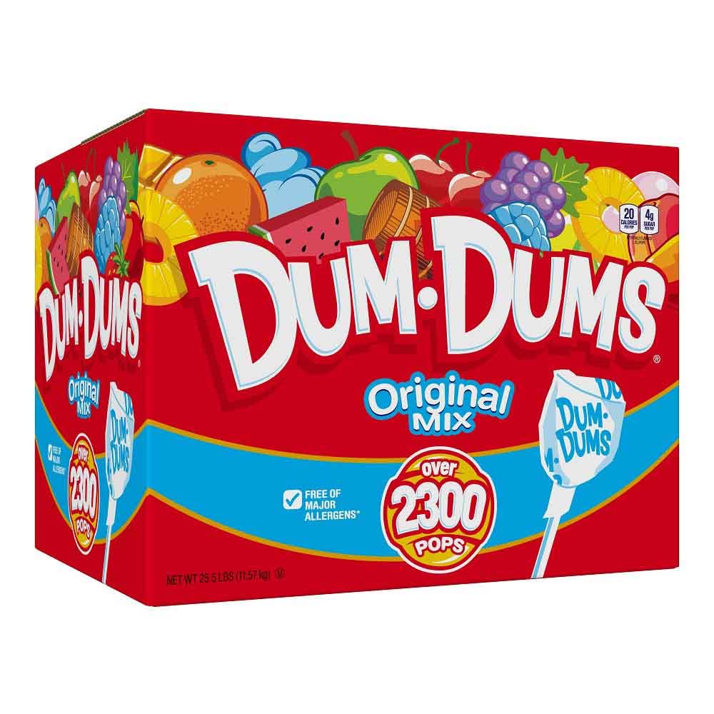 Dum Dums Original Mix 2,300 Count Box- All-Time