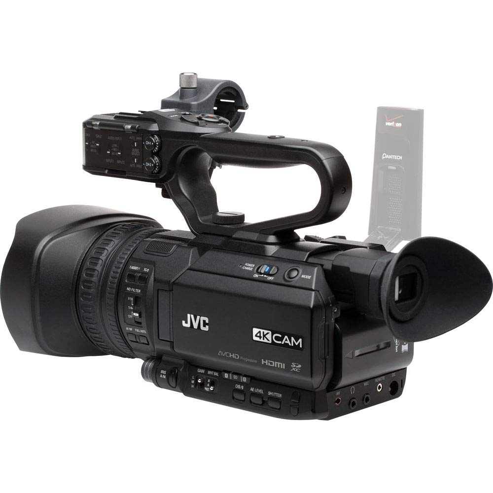 JVC GY-HM250 UHD 4K Streaming Camcorder +Built-in Lower-Thirds Graphics Advanced - Picture 3 of 5