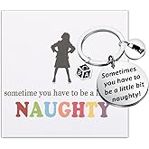 BLEOUK Matildda The Musical Keychain Musical Fans Gift Sometime You Have To Be a Little Bit Naughty