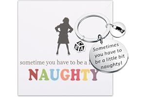 BLEOUK Matildda The Musical Keychain Broadway Musical Gift Fans Gift Sometime You Have To Be a Little Bit Naughty