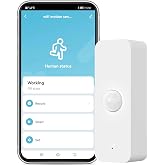 Smart PIR Motion Sensor: WiFi Motion Detector with App Notification Alerts, Wireless Contact Sensor for Home Security and Smart Home Automation, No Hub Required, Compatible with Alexa