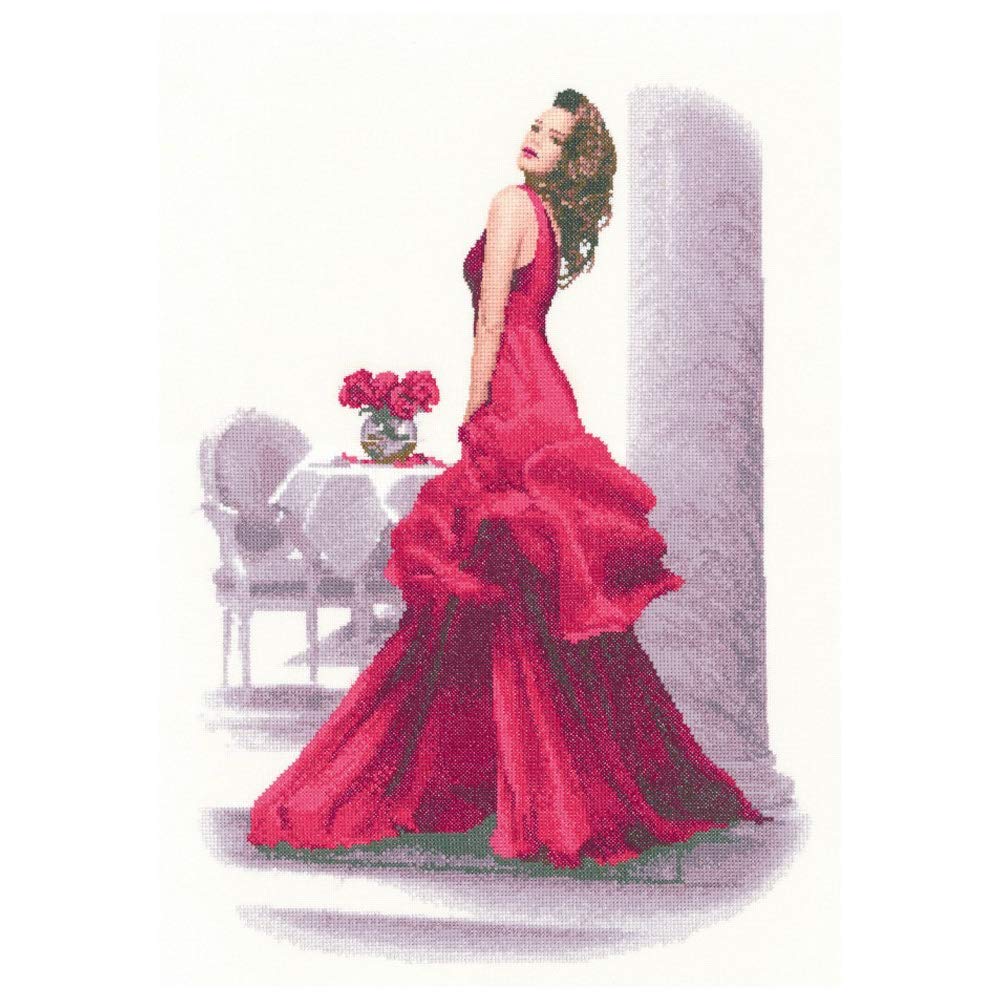 Heritage Crafts Cross Stitch Kit - Susannah - Aida - John Clayton Elegance Lady