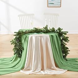 MaiMaiSuan 60" Wide Sage Green Chiffon Fabric by