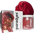 Paradyes Rubra Red Semi Permanent Conditioner Based Hair Color Enriched with Vegan, Natural and Herbal Hair dyes - lasts up to 8-10 washes (4.2 oz)