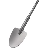 AZUNO SDS Max Clay Spade Shovel Bit, 4-1/2" x 17" Heavy-Duty 40CrMo Steel Shovel Bit for Rotary Hammer &amp; Jack Hammer, for Digging in Clay, Soil, Gravel, Sandstone, Adobe