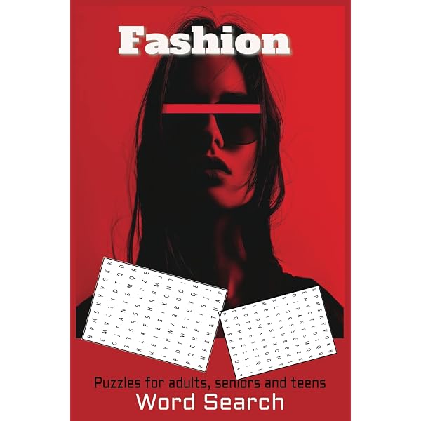 Dresses and Accessories Word Search Puzzle Book: Word Searches with Easy To  Read Print about Dresses and Accessories, Dress Style, Accessory Design,  