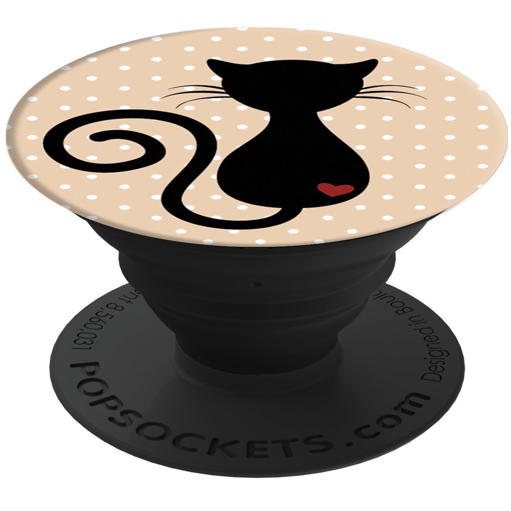 PopSockets PS Soporte telescópico para Smartphones y tabletas Estilo Gato