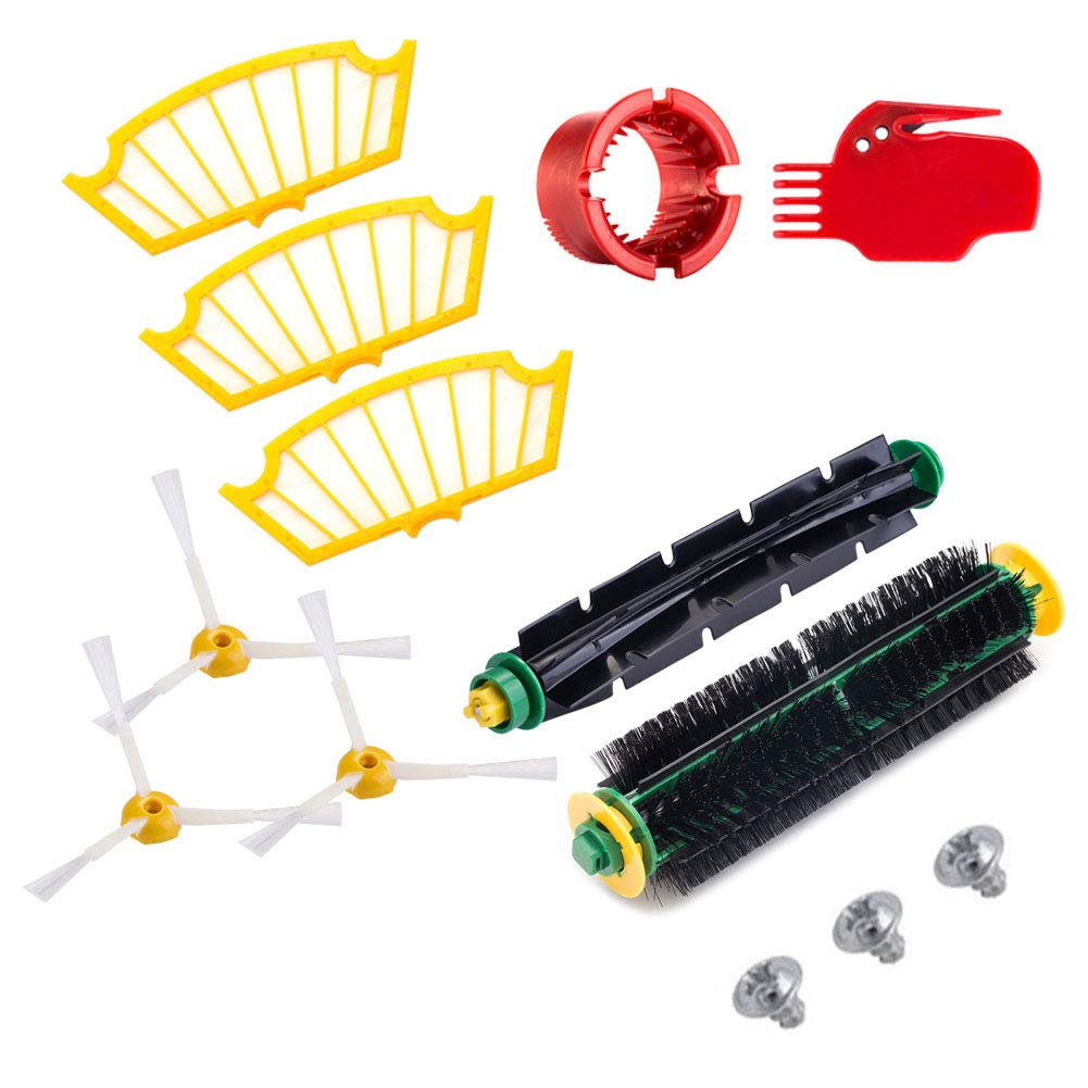 neutop Replacement Parts Accessories Compatible with iRobot Roomba 500 Series 555 560 561 562 570 581 and Other Models with Green or Red Cleaning Head.