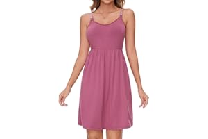 Sosolism Maternity Nursing Nightgown Built in Bra Summer Pregnancy Gown Supportive Breastfeeding Dress for Women