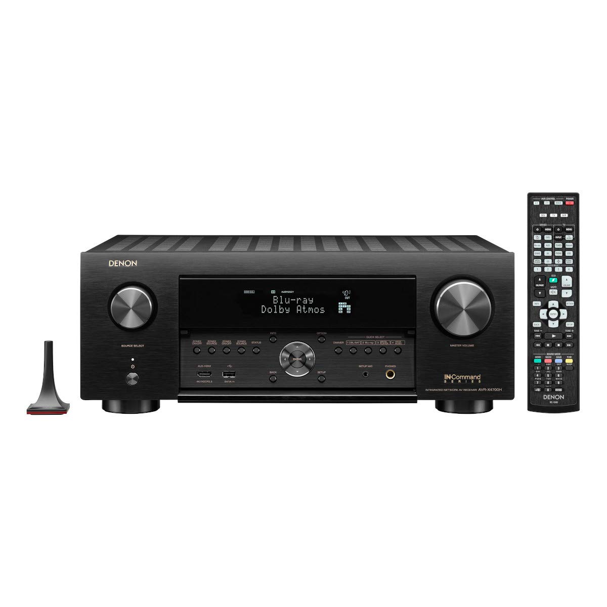 Denon AVR-X4700H 9.2-Channel 8K AV Receiver with 3D Audio and Amazon Alexa Voice Control (Renewed)
