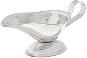 Royal Industries Gravy Boat, Stainless Steel, 3 oz, Silver