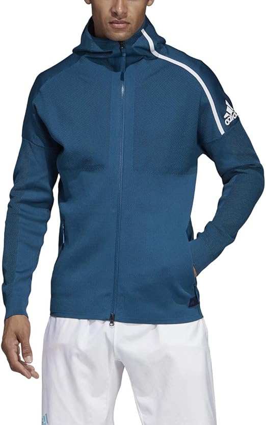 adidas men's spring parley primeknit zne hoodie