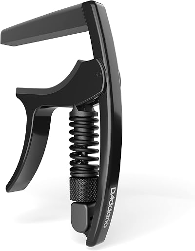 D'Addario Tri-Action Ukulele Capo for Radiused Fretboards