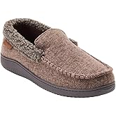 Dearfoams Men’s Brendan Indoor/Outdoor Breathable Memory Foam Clog House Shoe with Wide Widths Slipper