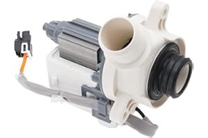 Siwdoy WH23X28418 Drain Pump Assembly Compatible With GE Washer Replaces WH23X27574, AP5999520