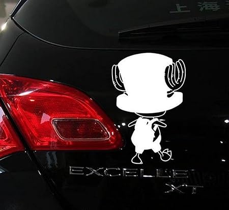 Amazon ワンピース One Piece チョッパー 背中 ビニール デカール カー ステッカー White 並行輸入品 アニメ 萌えグッズ 通販