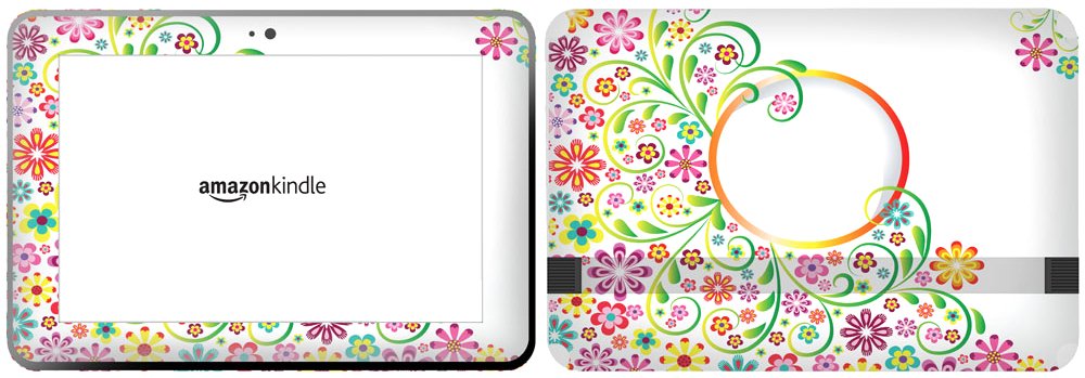 Get it Stick it SkinTabAmaFireHD89_46 Floral Design with Beautiful Flowers Skin for 8.9-Inch Amazon Kindle Fire HD