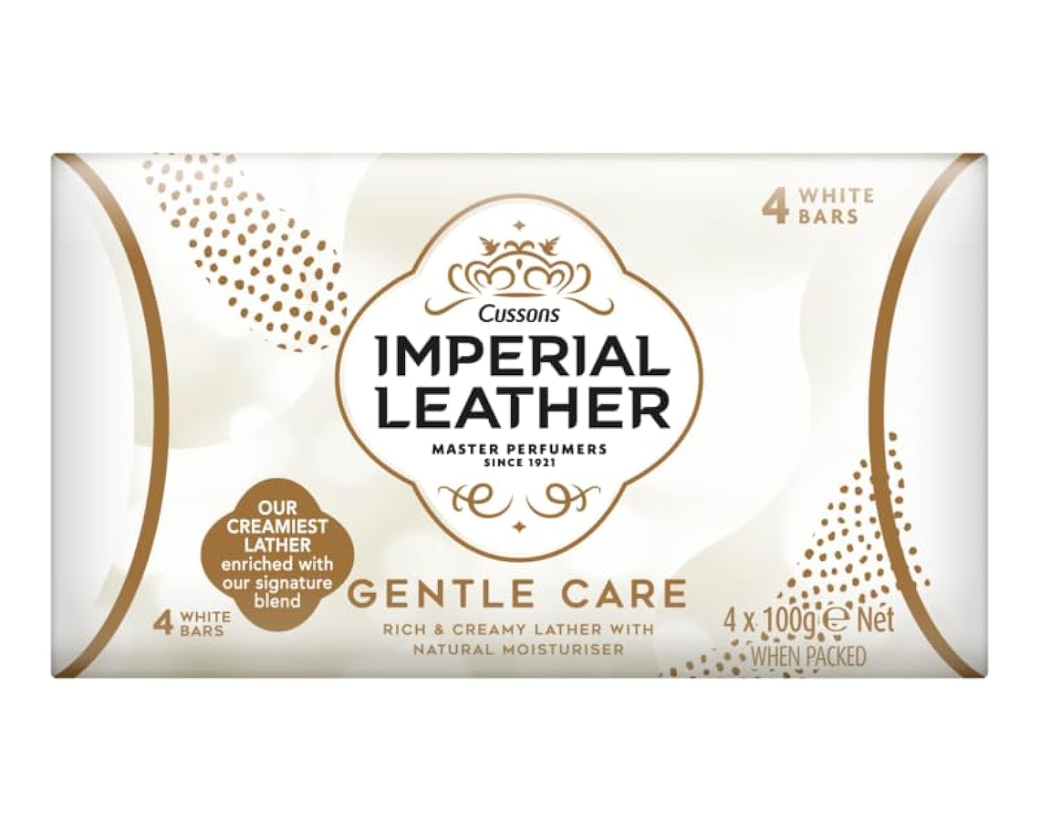 Cussons Imperial Leather Gentle Care Creamy Sensitive Skin Soap Bar MILD, 100 g (Pack of 9)