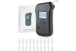 Breathalysers,Professional Portable Breath Tester with LCD Display for Alcohol Breath Testing,British Household Personal Brea