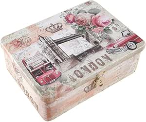 Chinashow - Organizador Decorativo de Metal para Joyas, Caja de