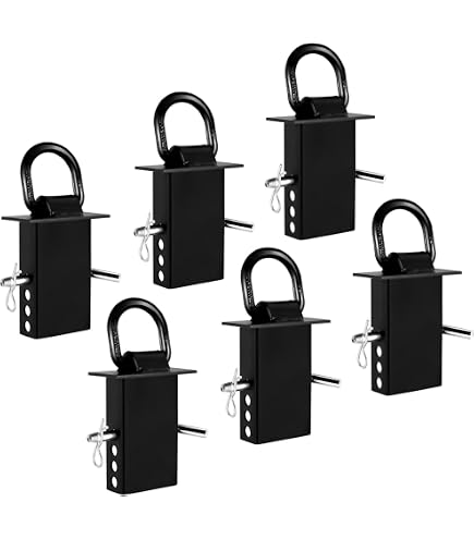 Extreme Max Stake Pocket Spare Tire Carrier With D-Ring | Fits 2x4 Trailer Pockets