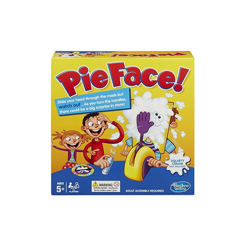 Hasbro Pie Face Game Affordable Educational Toys for Kids Safe, Fun