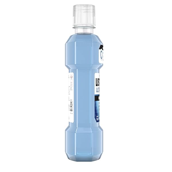 LISTERINE ULTRACLEAN ALCOHOL FREE TARTAR CONTROL MOUTHWASH, ORAL RINSE TO HELP FIGHT BAD BREATH AND TARTAR, FOR CLEANER, NATURALLY WHITE TEETH, ARCTIC MINT FLAVOR, 500 ML