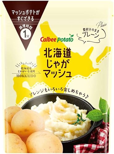 Amazon カルビーポテト 北海道じゃがマッシュプレーン 140g 6袋 カルビーポテト 料理の素 通販