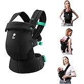 Bc Babycare CocoonGo Baby Carrier – CloudTouch Soft & Ergonomic Baby Carrier for 7–44 lbs | Easy to Wear, Adjustable Fit, Tra