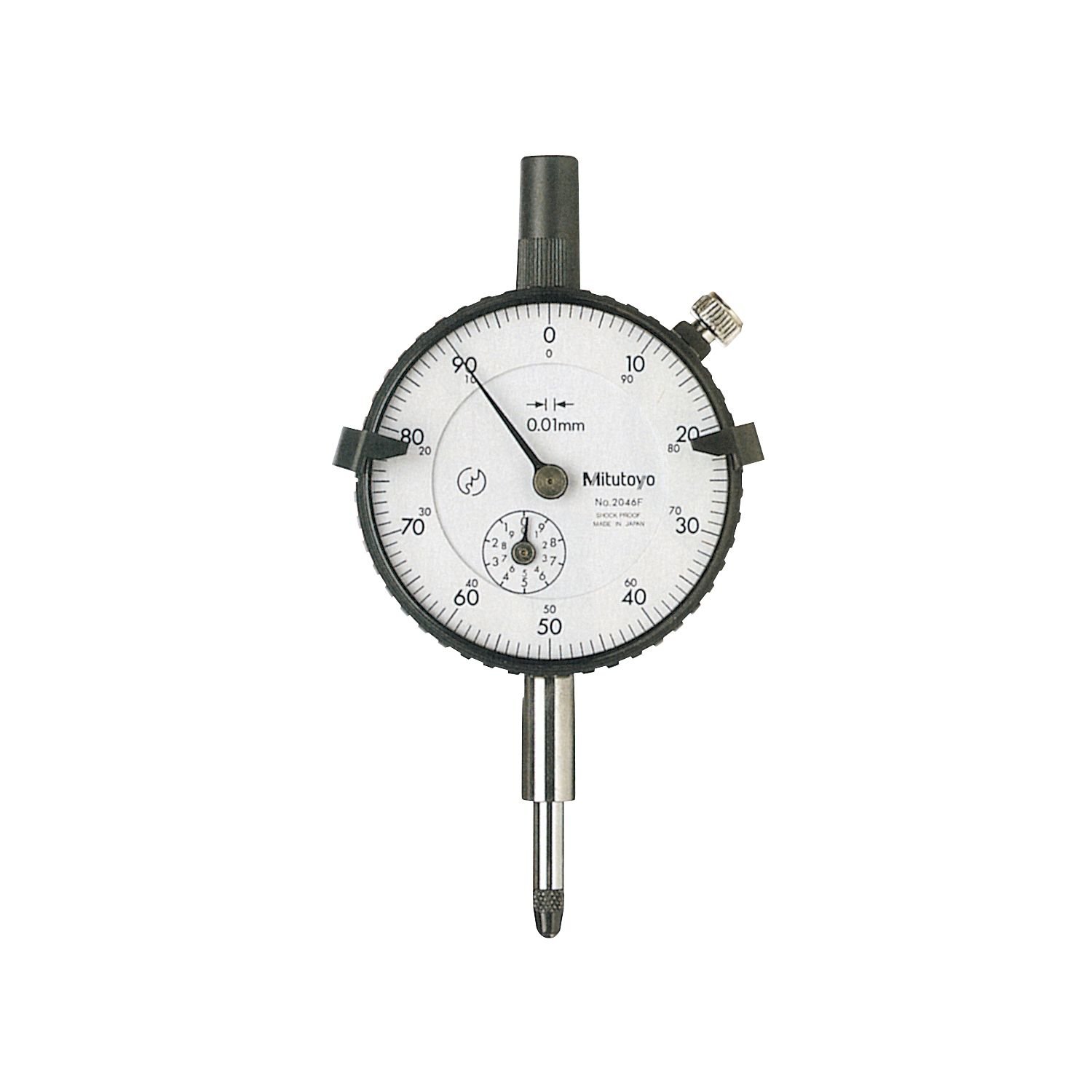Messuhr 10 Mm 0,01 Mm Ablesung CNC Messuhr 10 Mm Messbereich – Ablesung 0,01 Mm, Metallgehäuse, Mit Öse & Aufbewahrungsbox