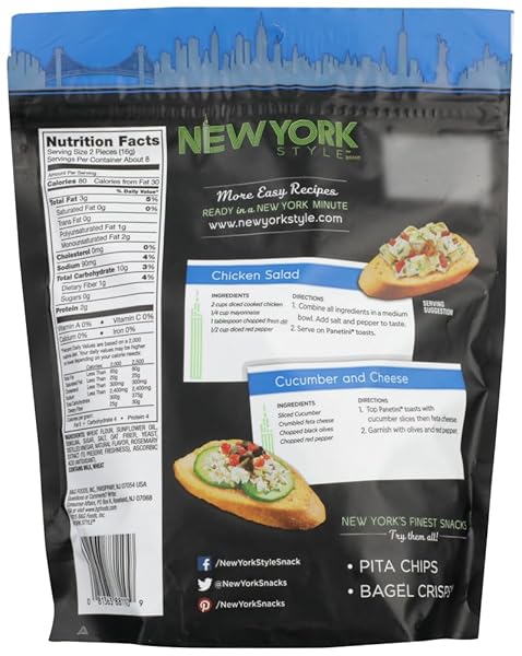NEW YORK STYLE PANETINI CRACKERS, ORIGINAL, 4.75 OUNCE