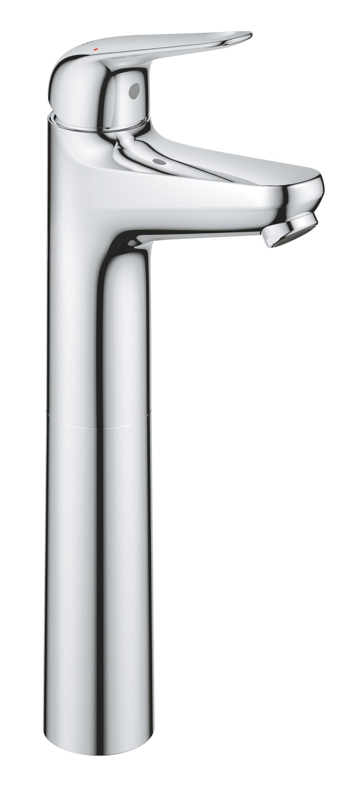 GROHE Swift QuickFix - Free-Standing Smooth Body Basins Tap with Push-Open Waste Set (XL-Size 319mm, 28mm Ceramic Cartridge, Water Saving, Tails 3/8 Inch, Easy to Fit with QuickTool), Chrome, 24331001 — image 1
