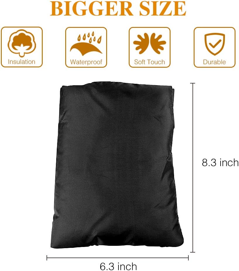 JAYEE 2 Pack Outdoor Faucet Cover for Winter Freeze Protection, Waterproof and Insulated Outside Spigot Cover for Anti-Freezing and Rust Protection: Home Improvement