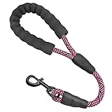 Mycicy Short Dog Leash- 18 Inch Rope Traffic Leash