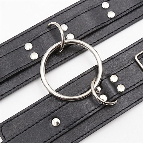 4 ClearUmm+Adjustable+Leather+Restraint+Handcuffs