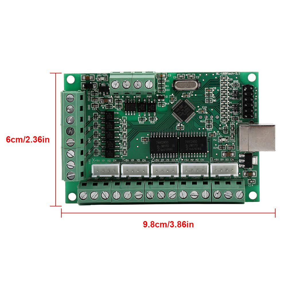 Mua Interface Card Driver Module, 12-24V USB Interface Board CNC Motion ...