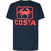 Costa Del Mar Men's Emblem Bass Short Sleeve Crewneck Tee