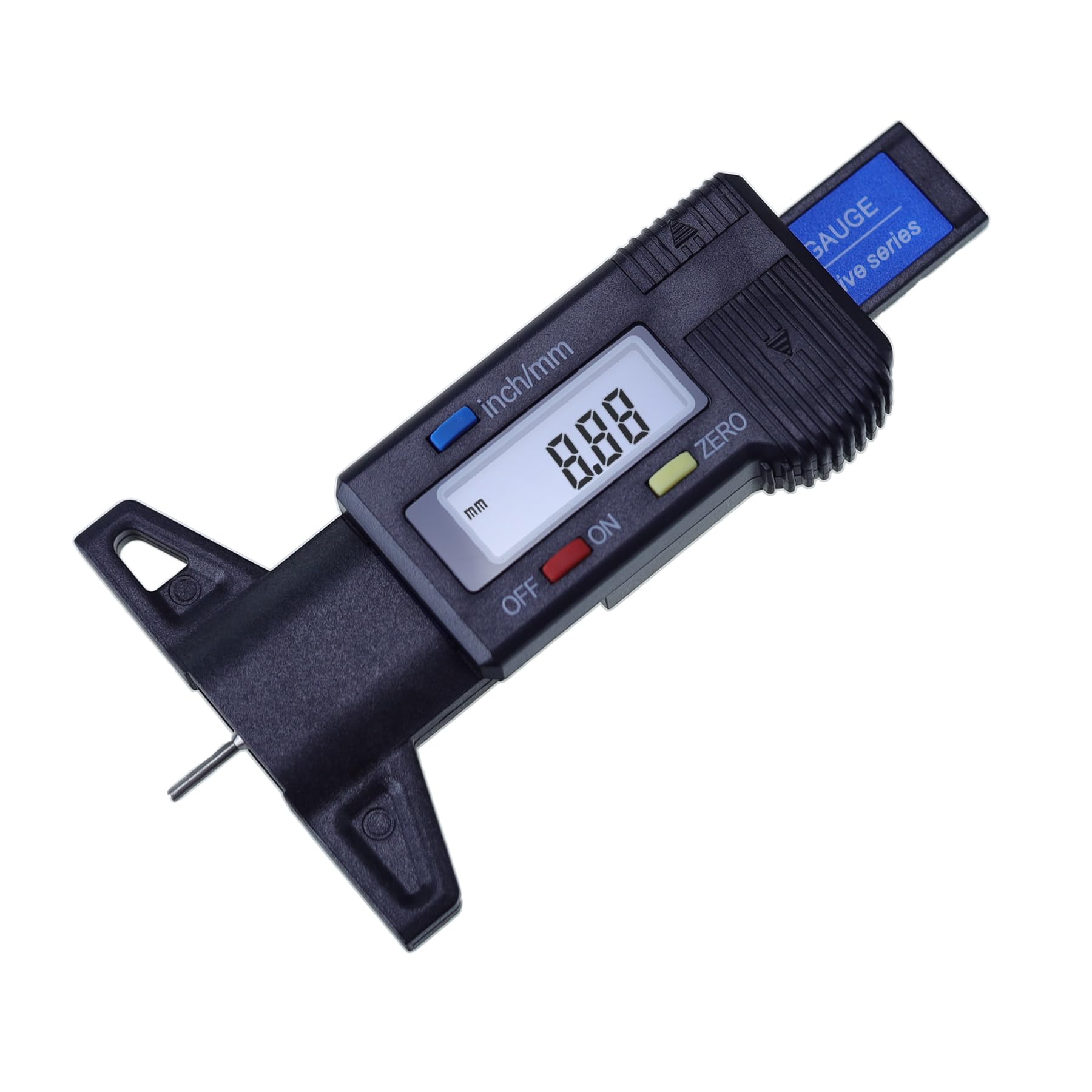 FamilyMall Digital Depth Gauge with LCD for Tyres
